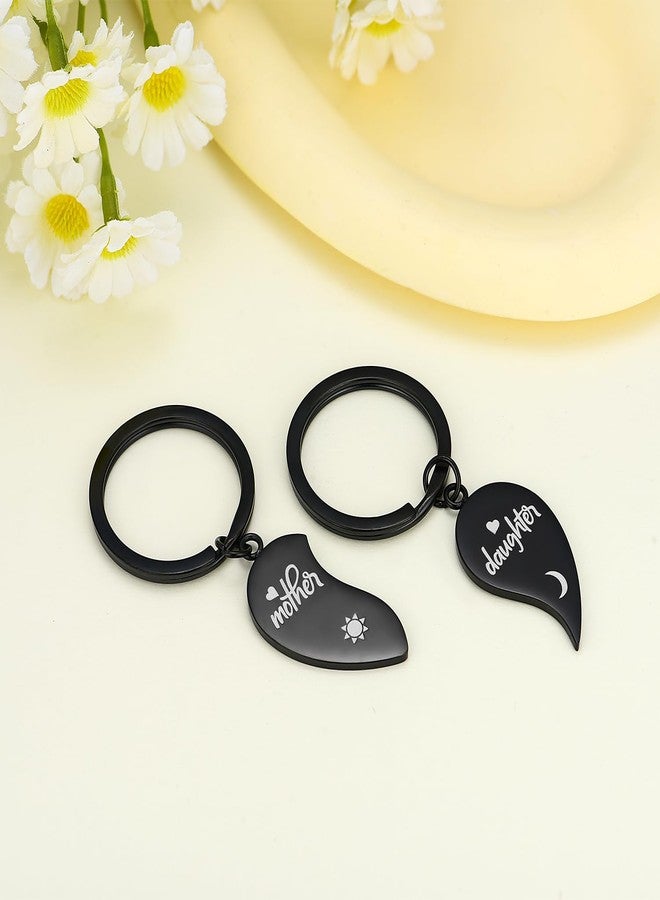 Yonhon Mother Daughter Keychains Set for 2, Mom Daughter Matching Keychains for 2 - Image 3